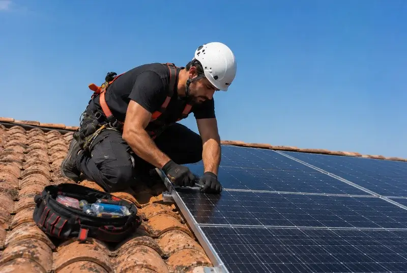 Maintenance et monitoring de panneaux solaires à Labouheyre